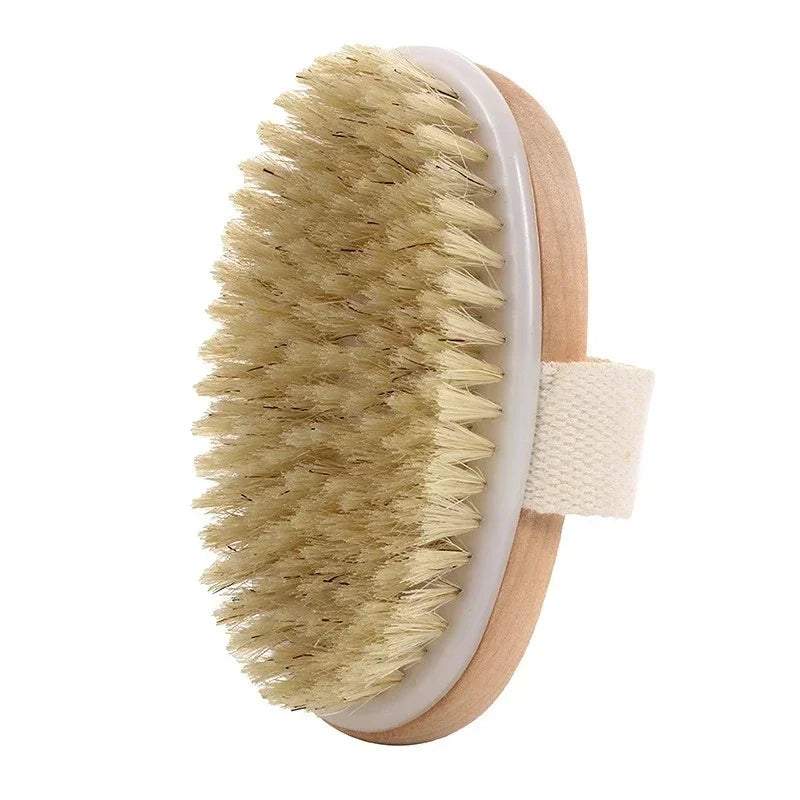2-in-1 Natural Bristle Body Brush
