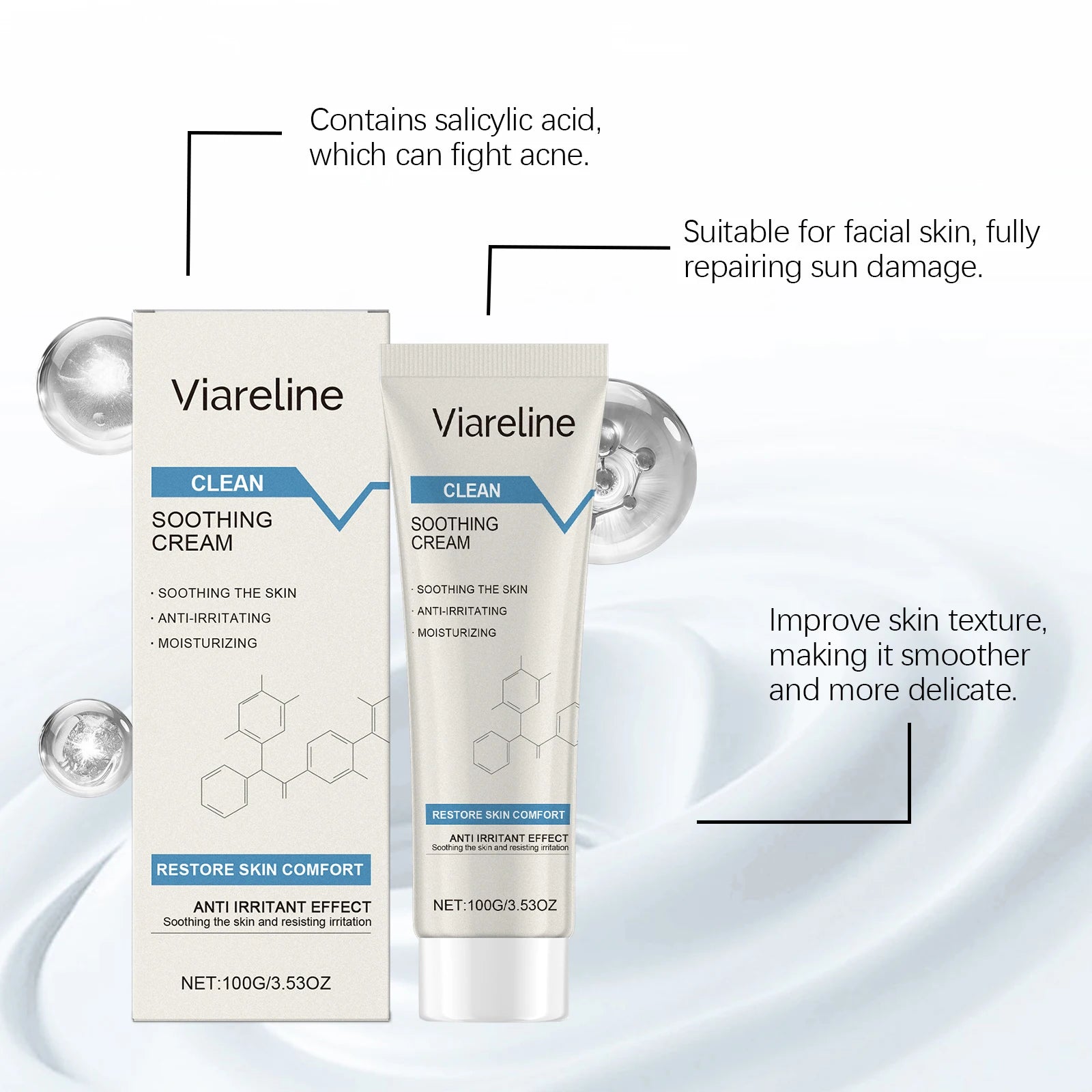 Viareline Soothing Hydrating Face Cream