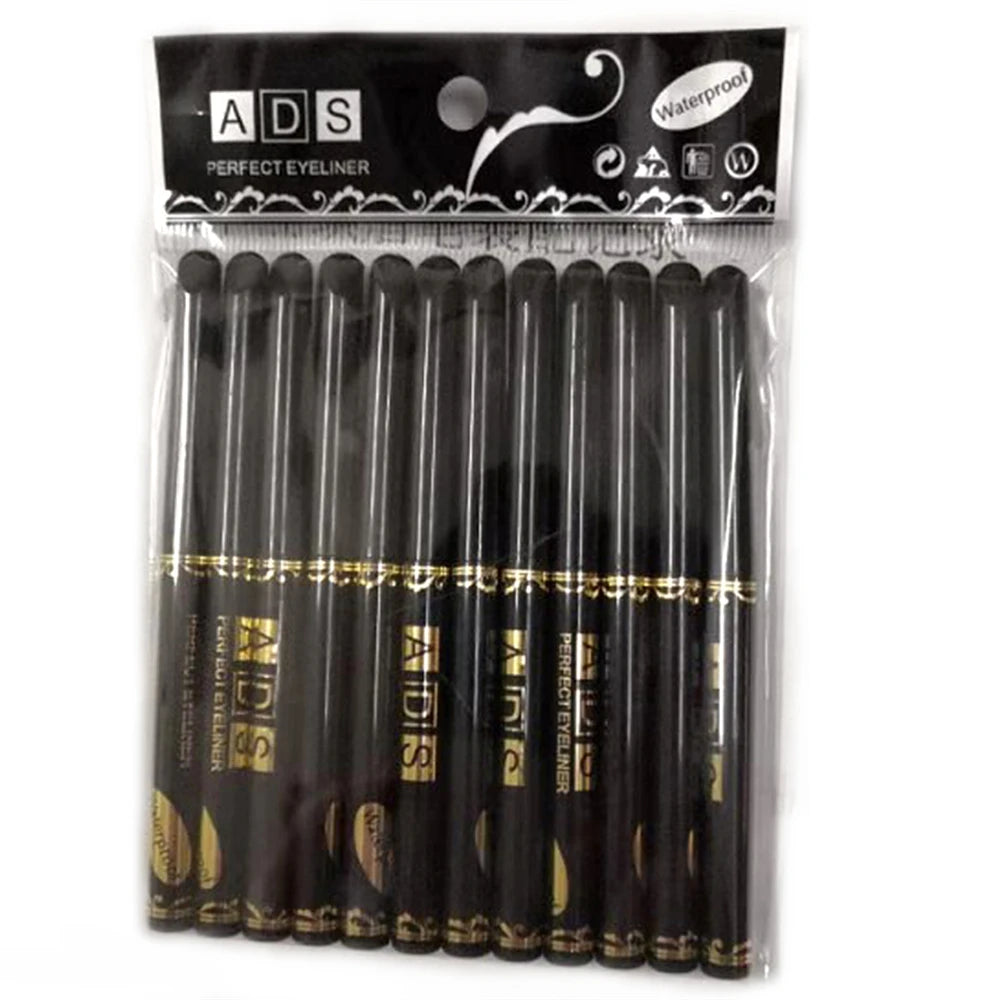 2Pcs Waterproof Black & Brown Eyeliner Set