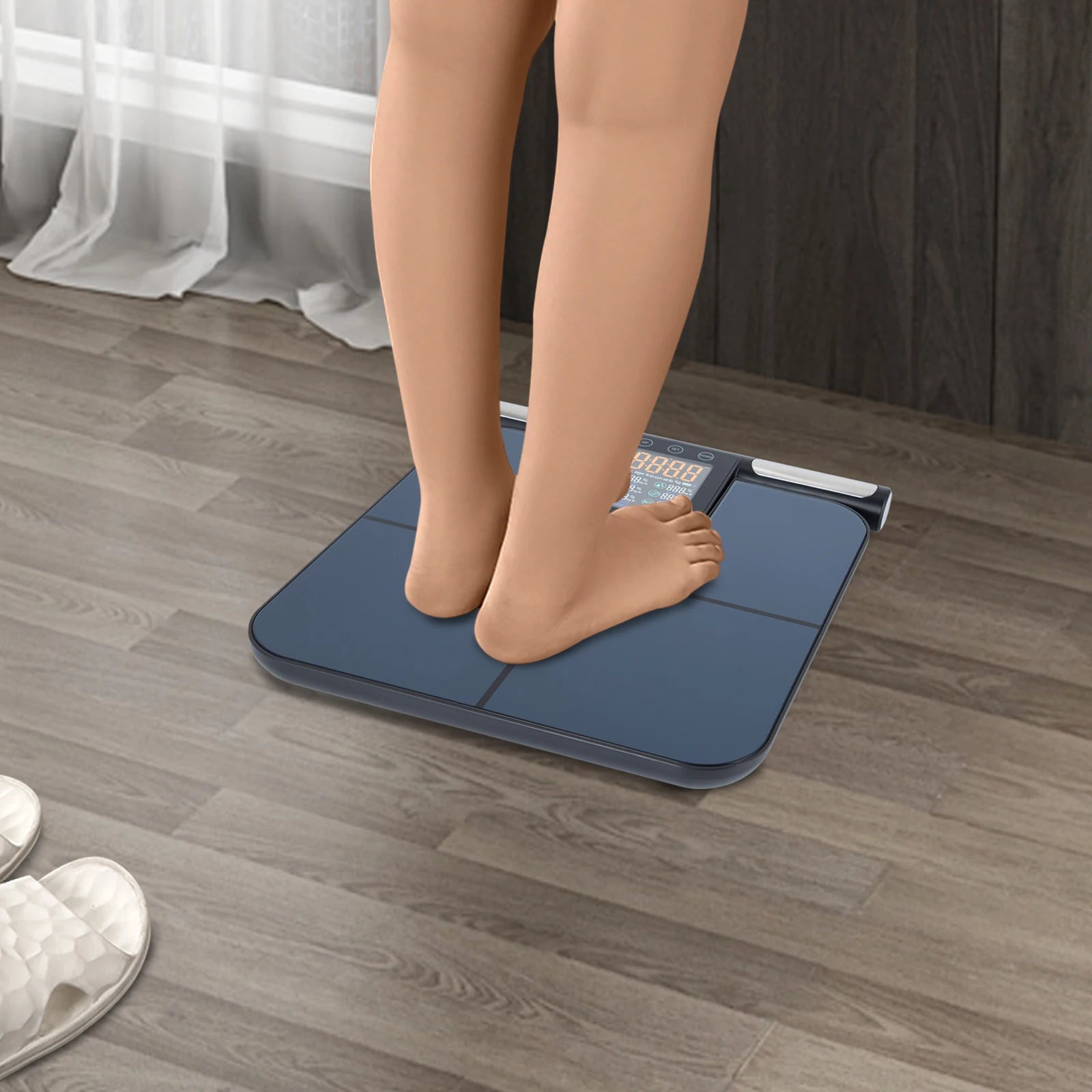 8-Electrode Smart Body Weight Scale with BMI