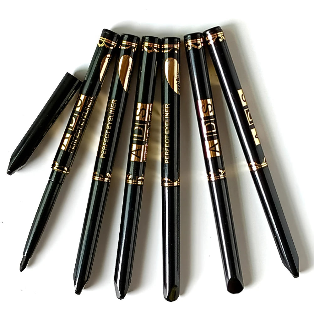 2Pcs Waterproof Black & Brown Eyeliner Set