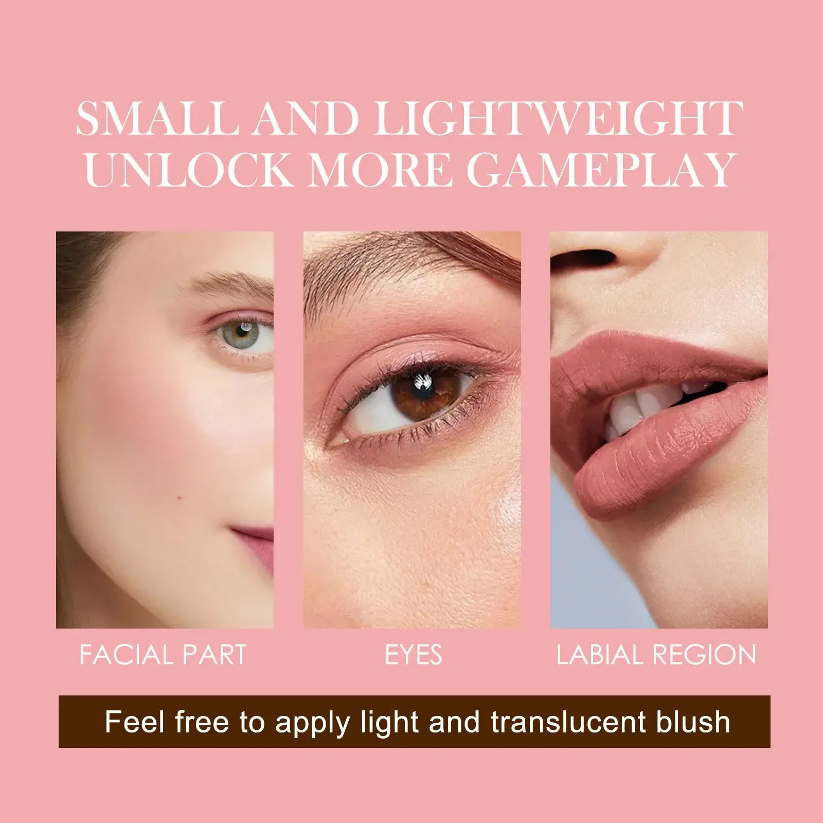 5PCS 3-in-1 Tinted Blush Stick Set