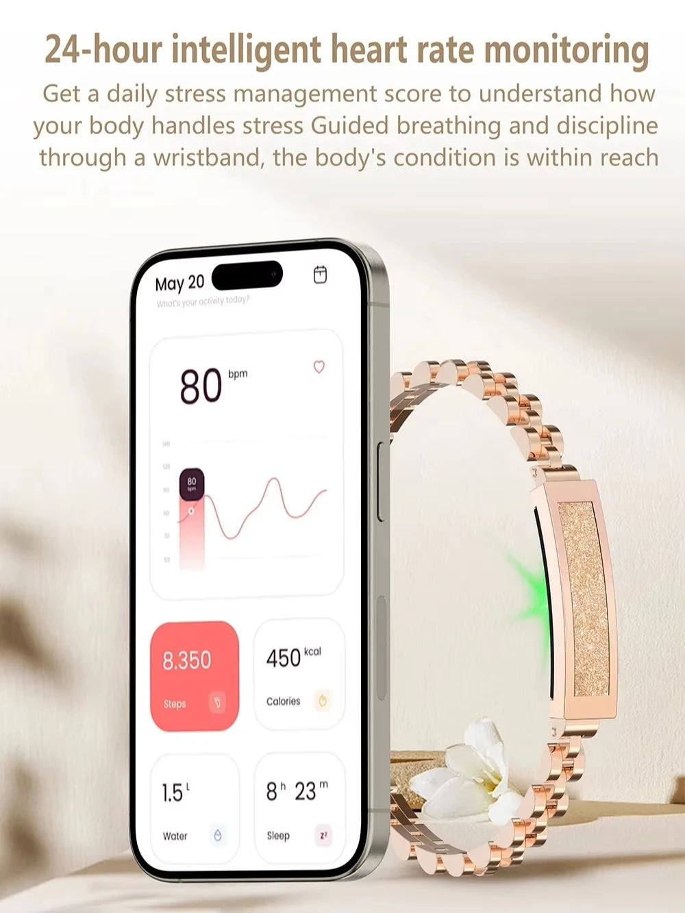 Waterproof Smart Fitness Bracelet