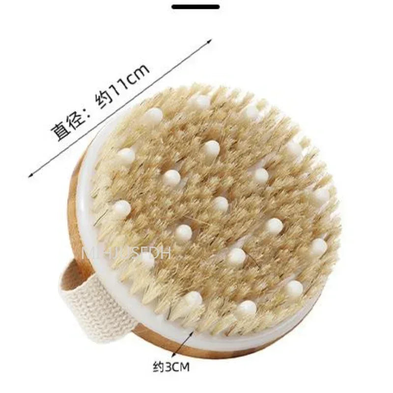 2-in-1 Natural Bristle Body Brush