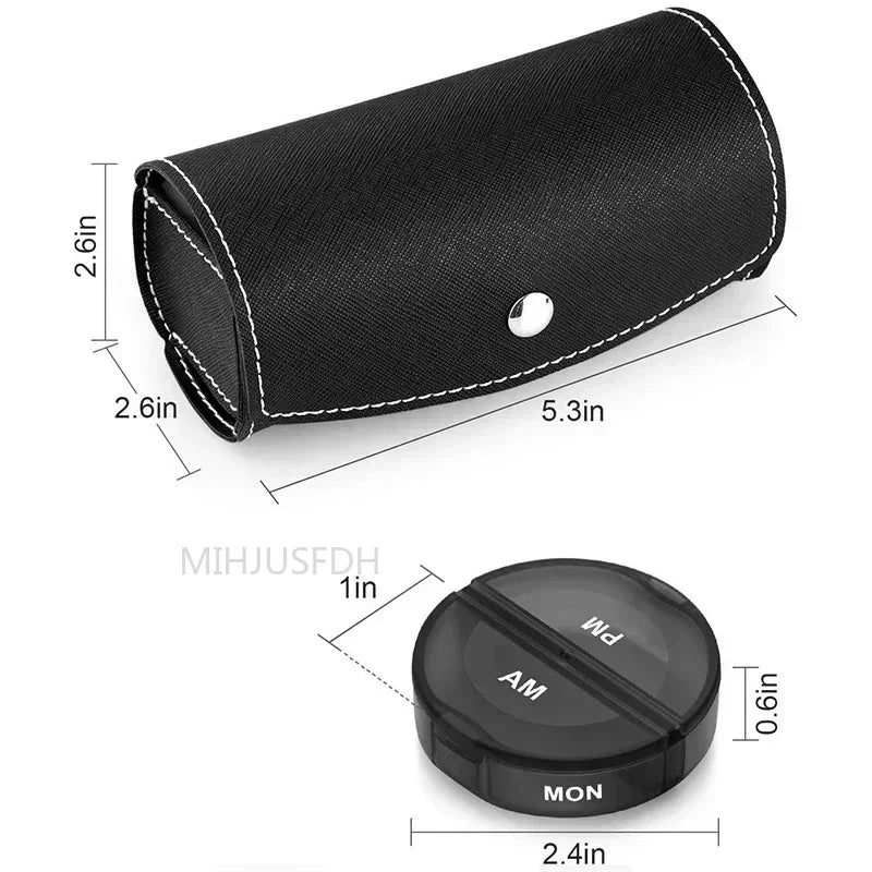7-Day 14-Slot Weekly Pill Organizer Box