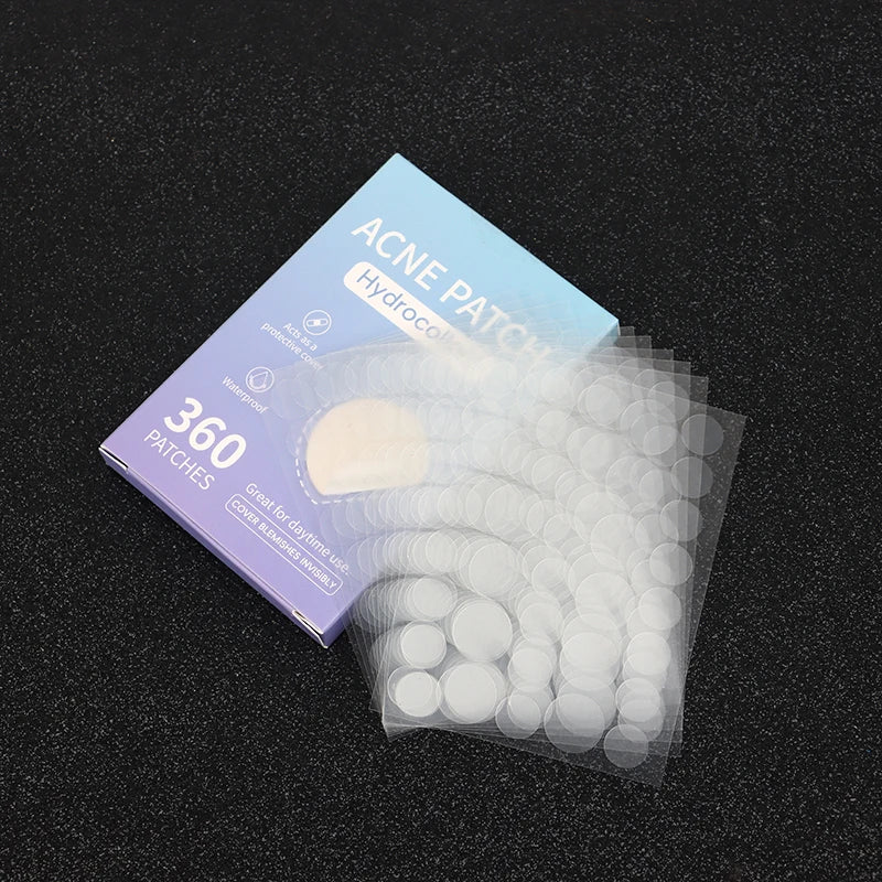 360pcs Invisible Hydrocolloid Acne Patches