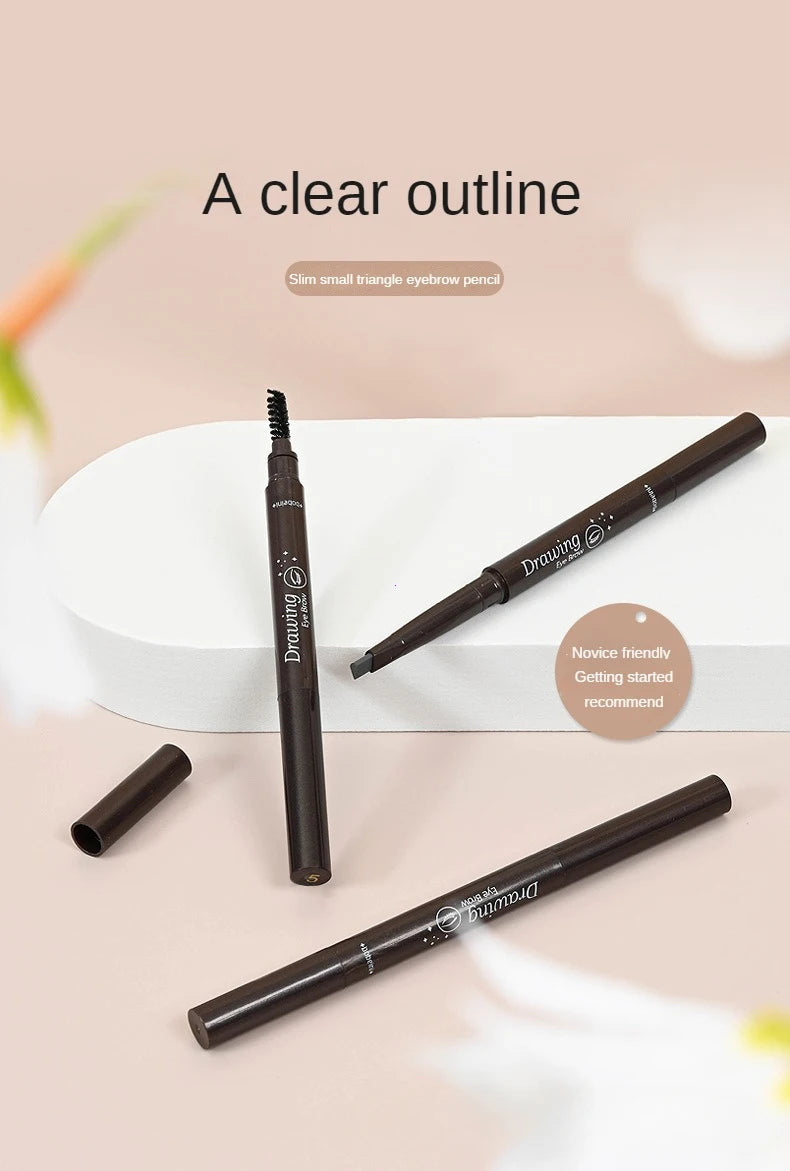 2-in-1 Waterproof Eyebrow Pencil & Brush
