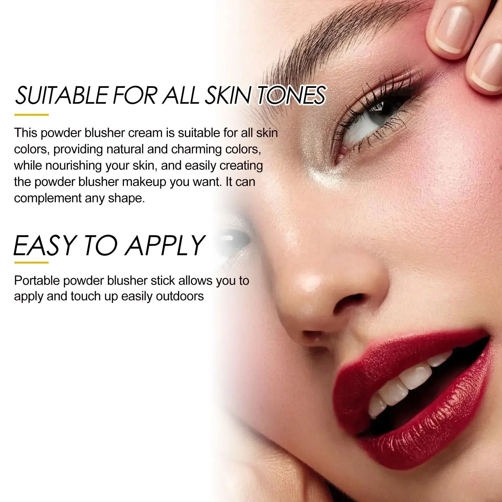 5PCS 3-in-1 Tinted Blush Stick Set