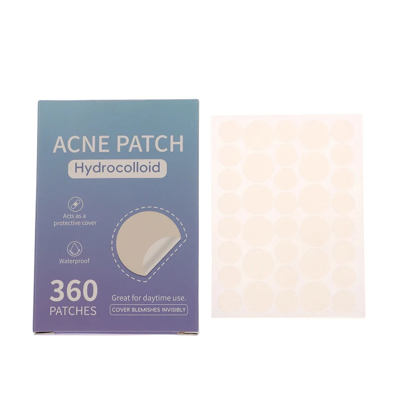 360pcs Invisible Hydrocolloid Acne Patches
