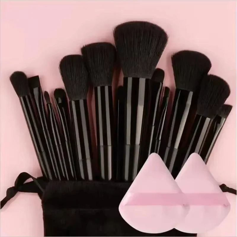 13pcs Professional Makeup Brush & Sponge Set