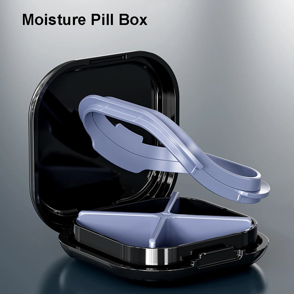 Waterproof 4-Compartment Pill Organizer