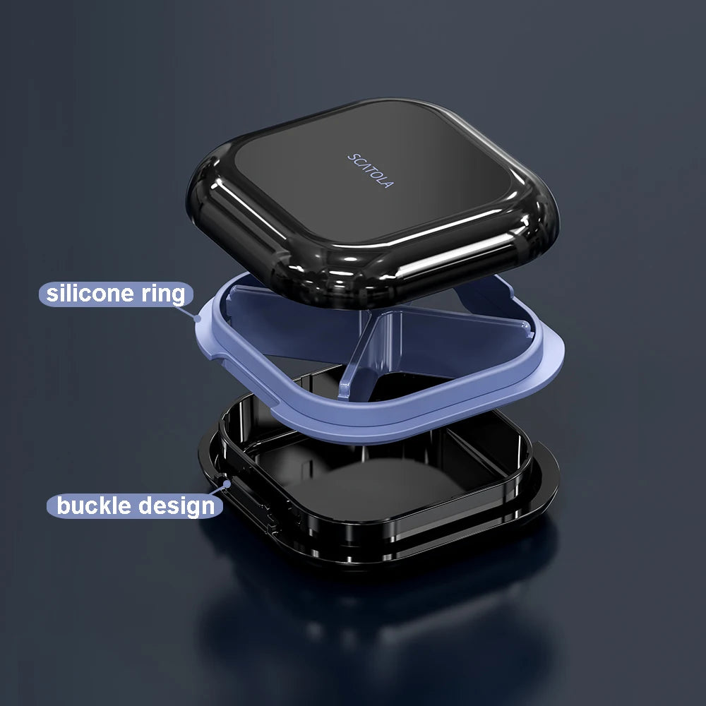 Waterproof 4-Compartment Pill Organizer