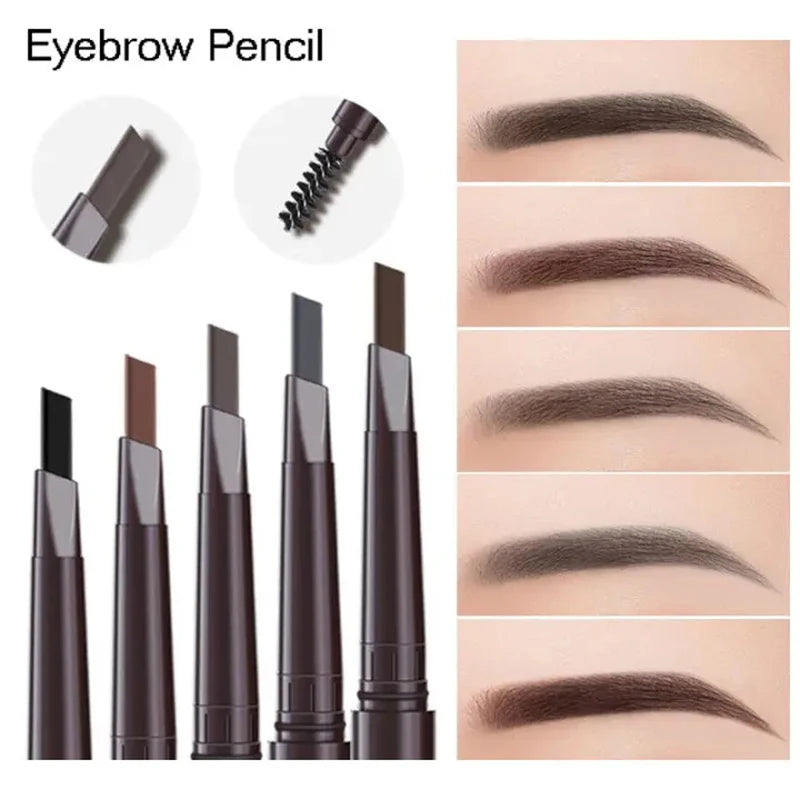 2-in-1 Waterproof Eyebrow Pencil & Brush