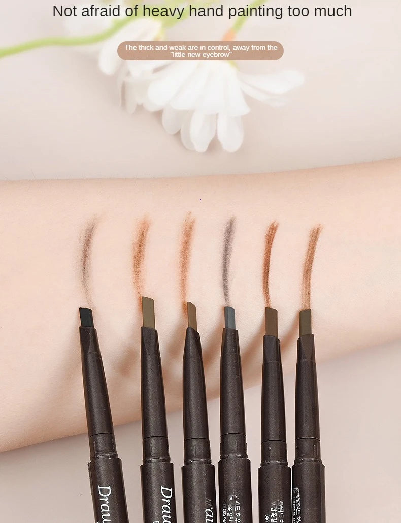 2-in-1 Waterproof Eyebrow Pencil & Brush