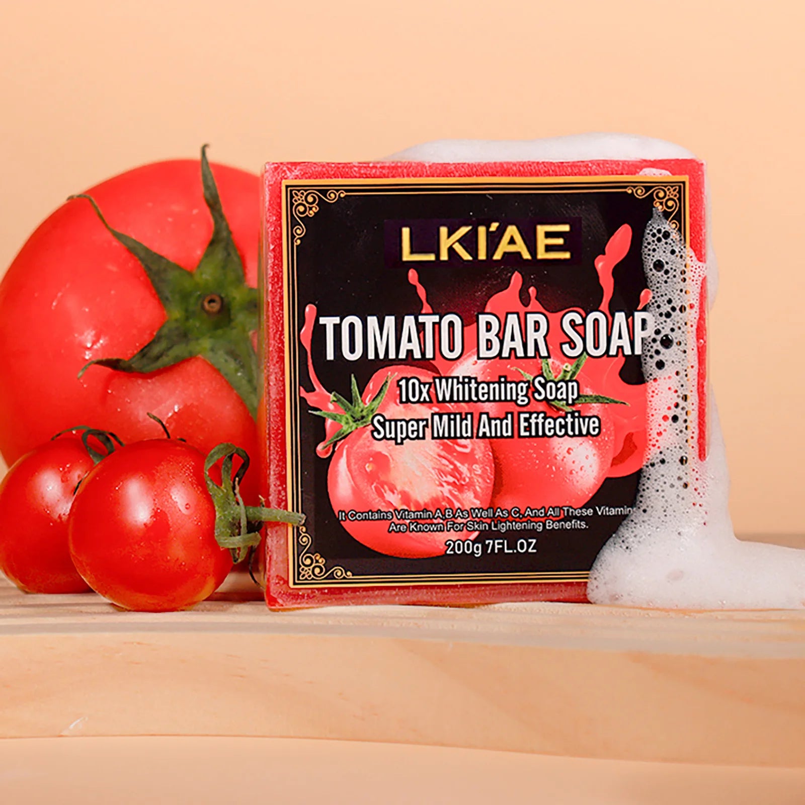 LKIAE Tomato Scented Whitening Bar Soap – 200g