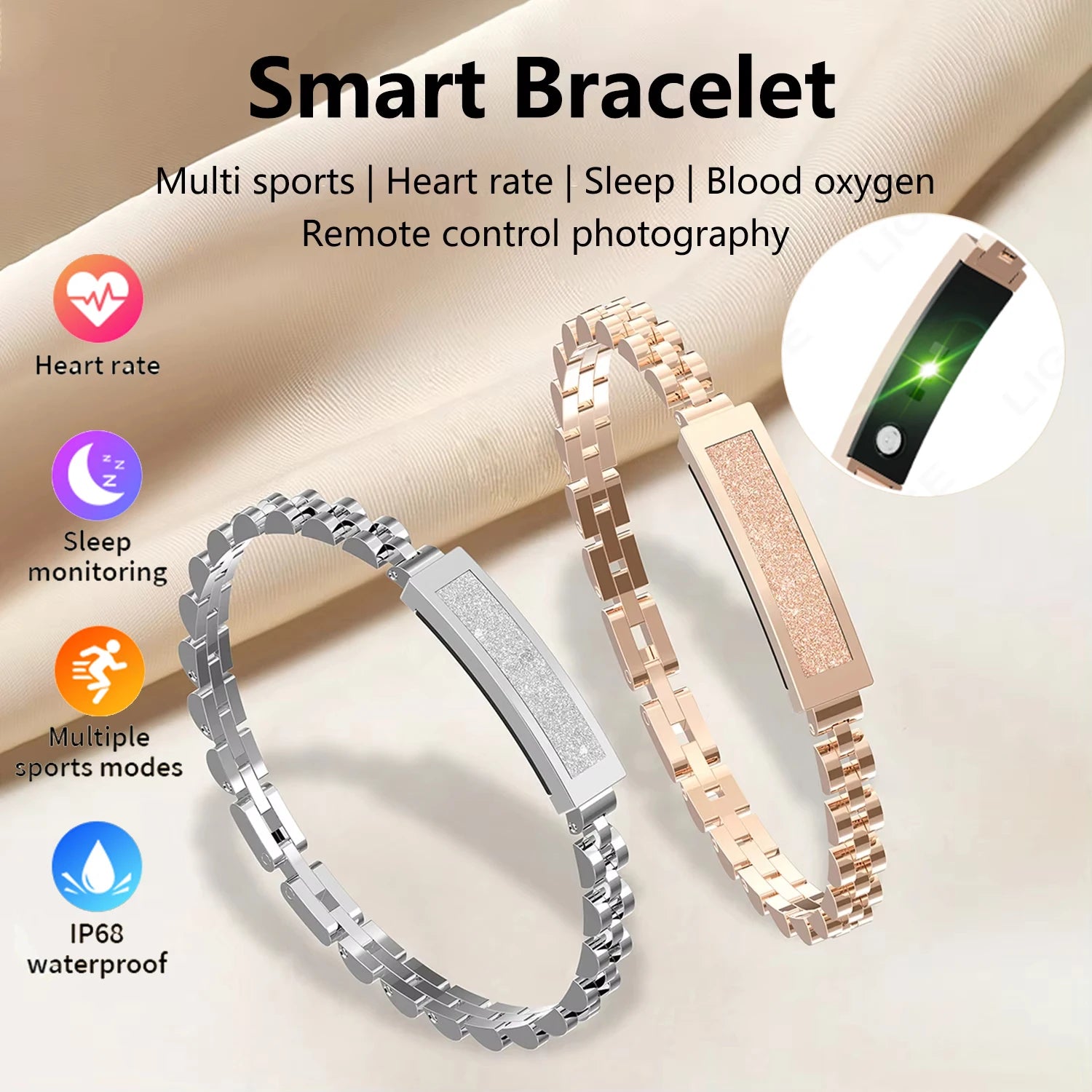 Waterproof Smart Fitness Bracelet