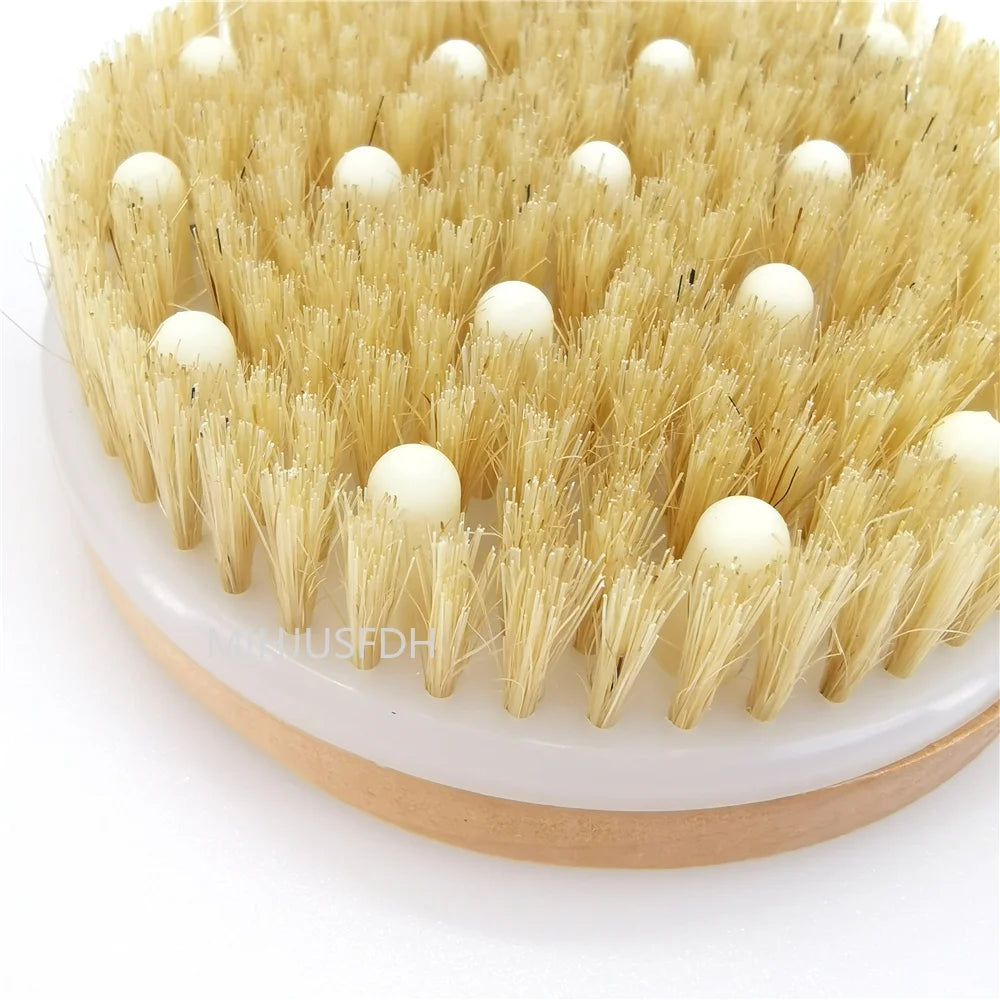 2-in-1 Natural Bristle Body Brush