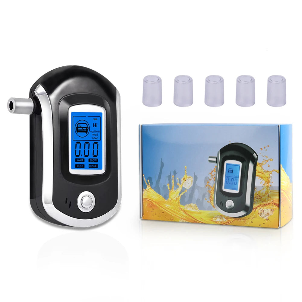 Portable Digital Alcohol Tester with LCD Display