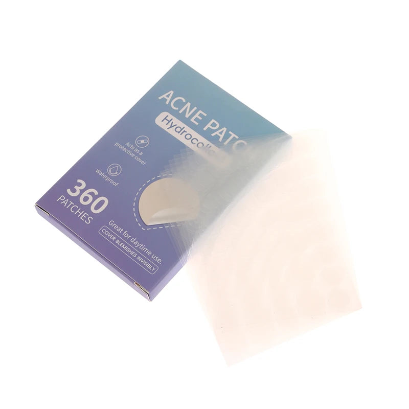 360pcs Invisible Hydrocolloid Acne Patches