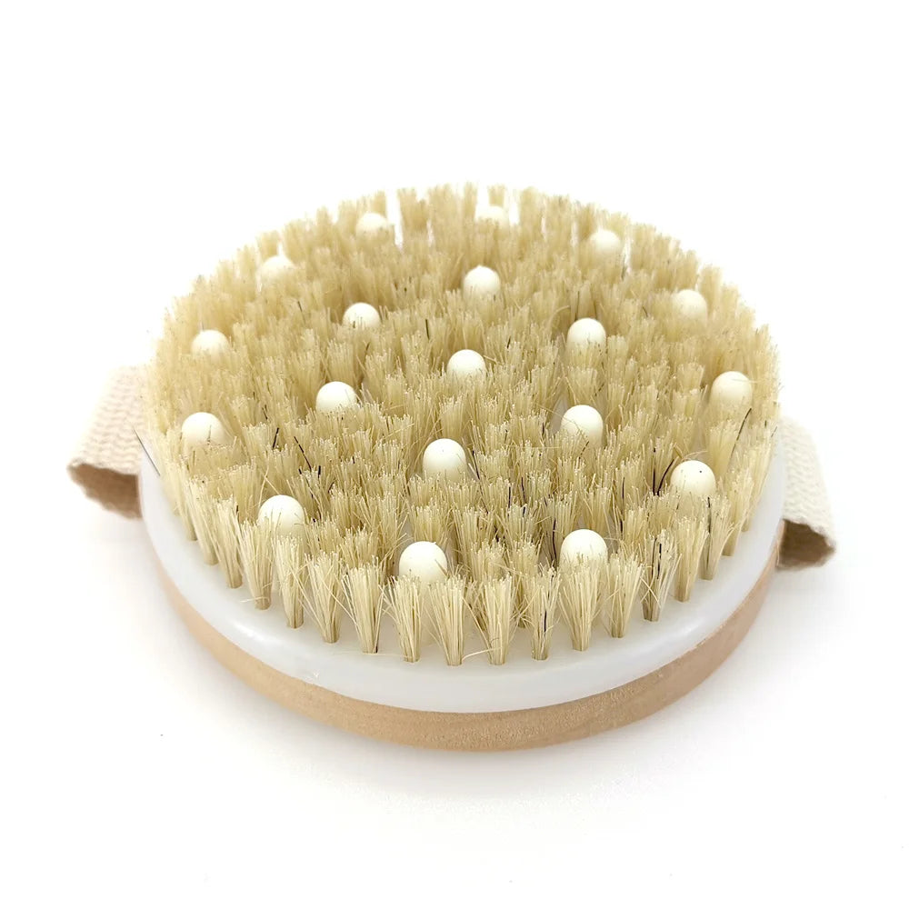 2-in-1 Natural Bristle Body Brush