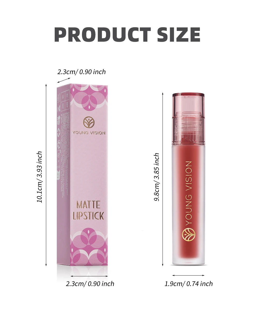 YOUNG VISION 6-Color Matte Velvet Lip Paste