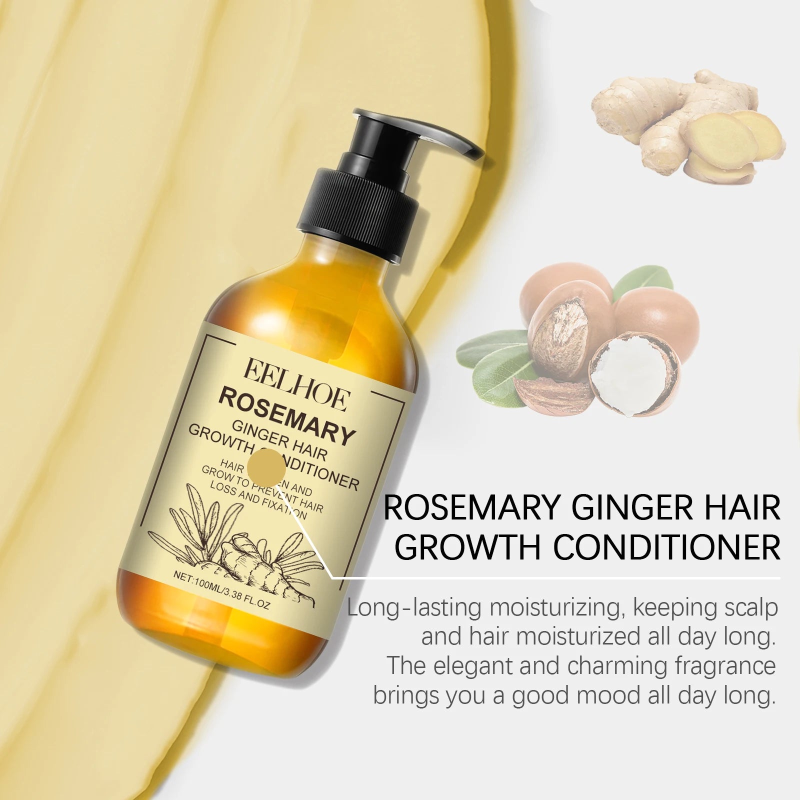 Rosemary Keratin Hair Strengthening Shampoo – 100ml