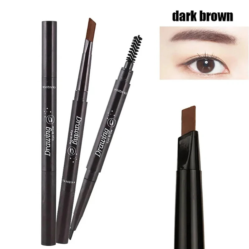 2-in-1 Waterproof Eyebrow Pencil & Brush